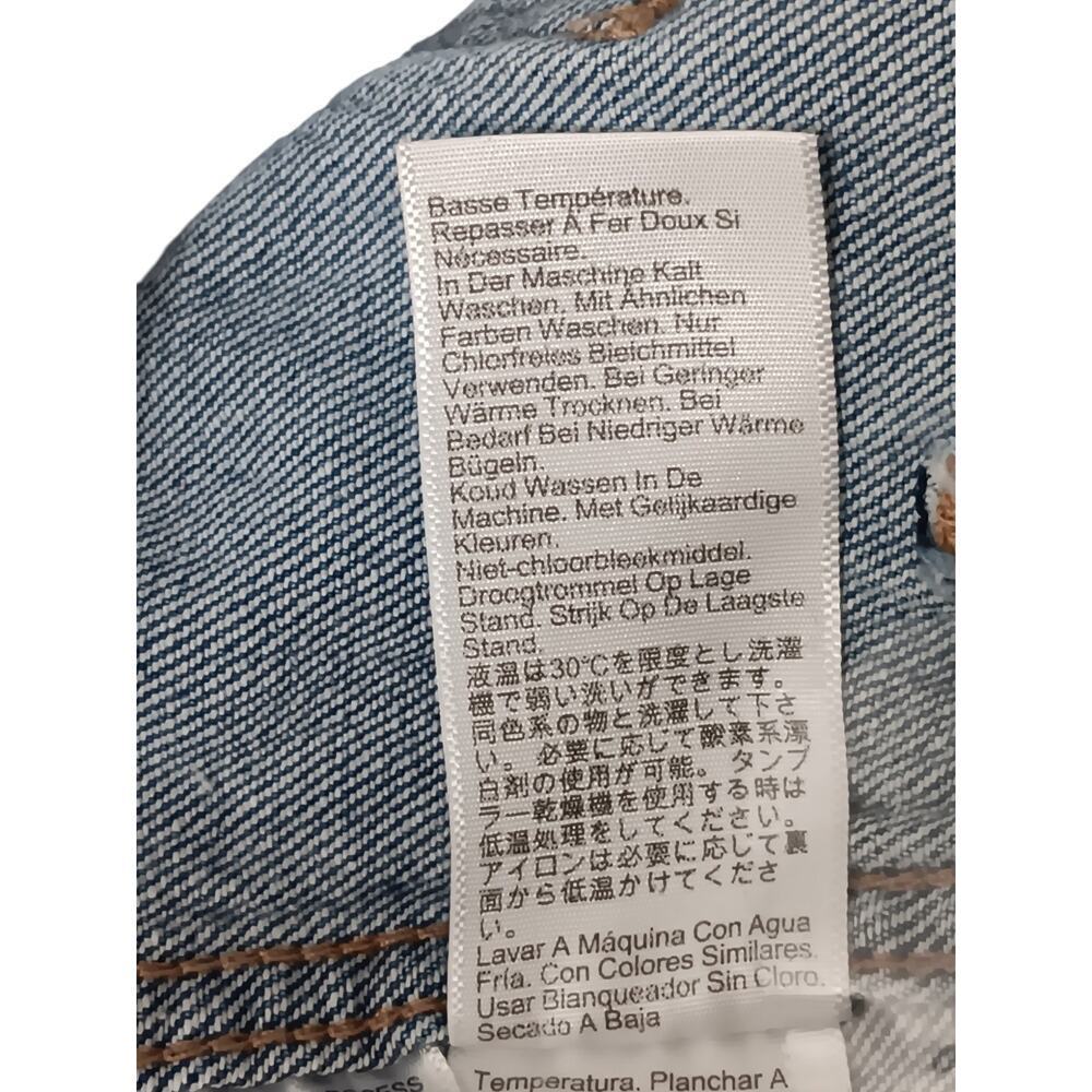 New J.Crew Women’s Utility Workwear Jeans Blue Size 31 Cropped Straight Leg - Picture 13 of 13